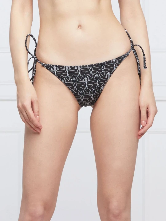 Zdjęcie produktu Karl Lagerfeld Dół od bikini Ikonic All-Over czarny