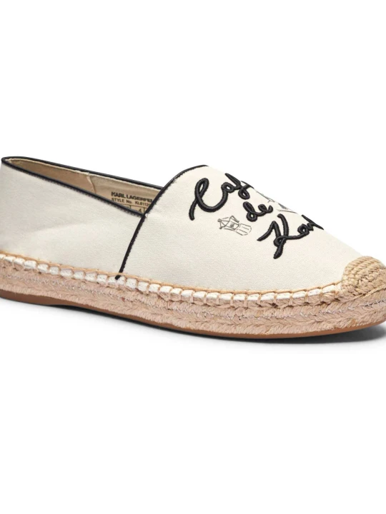 Zdjęcie produktu Karl Lagerfeld Espadryle KAMINI DUO | X JORGE PARRA biały