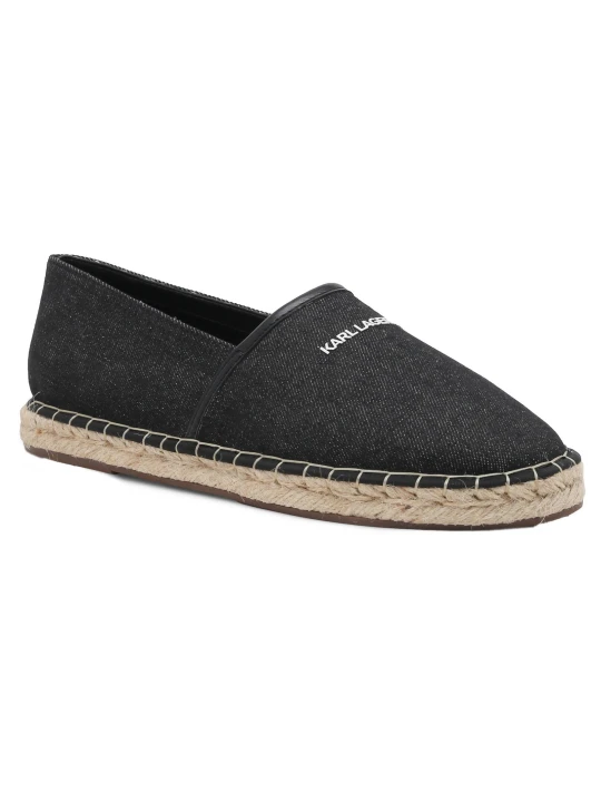 Zdjęcie produktu Karl Lagerfeld Espadryle KAMINO Injekt | z dodatkiem skóry czarny