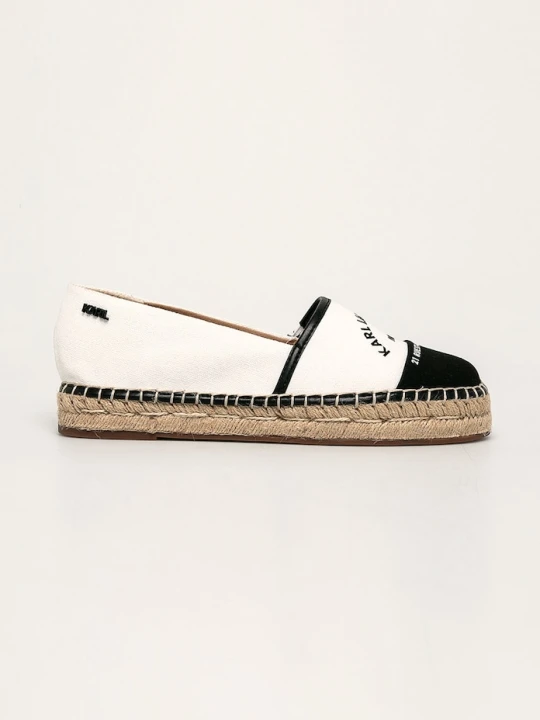 Zdjęcie produktu Karl Lagerfeld - Espadryle KL80108 biały
