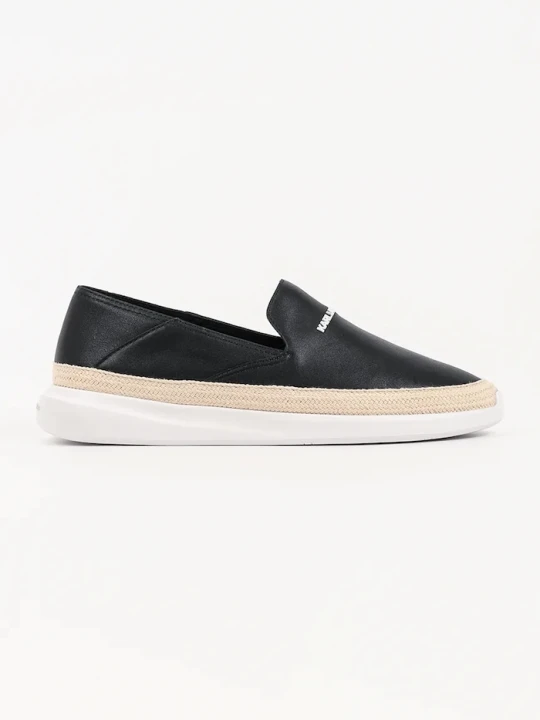 Zdjęcie produktu Karl Lagerfeld espadryle męskie skórzane Helios czarny