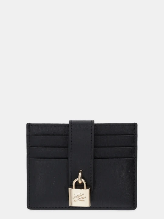 Zdjęcie produktu Karl Lagerfeld etui na karty skórzane K / AUTOGRAPH czarny
