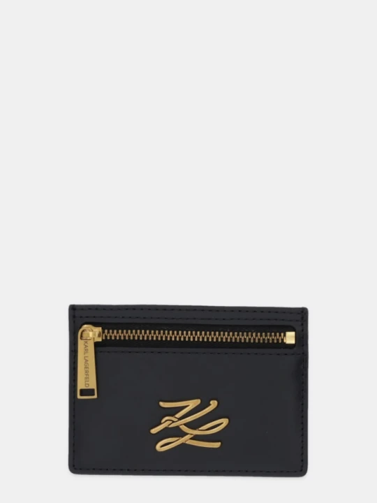 Zdjęcie produktu Karl Lagerfeld damskie skórzane K/AUTOGRAPH czarny