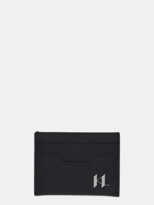 Zdjęcie produktu Karl Lagerfeld etui na karty skórzane K/MONOGRAM czarny