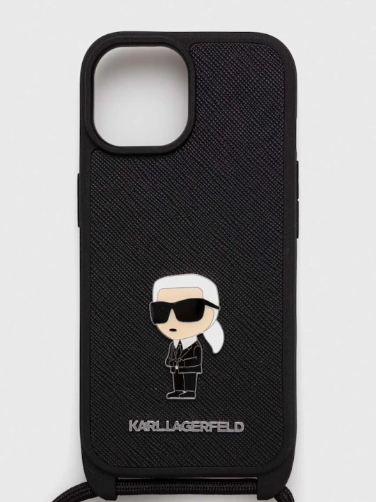 Zdjęcie produktu Karl Lagerfeld etui na telefon iPhone 15 6.1 czarny