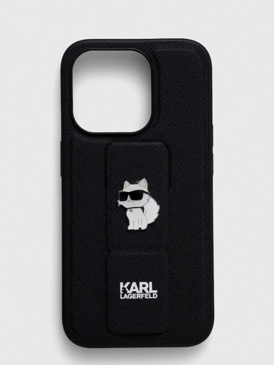 Zdjęcie produktu Karl Lagerfeld etui na telefon iPhone 15 Pro 6.1'' czarny