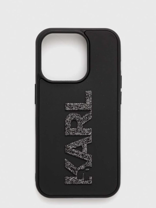 Zdjęcie produktu Karl Lagerfeld etui na telefon iPhone 15 Pro 6.1 czarny