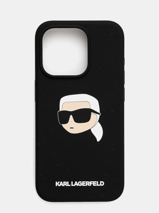 Zdjęcie produktu Karl Lagerfeld etui na telefon iPhone 15 Pro 6.1 czarny