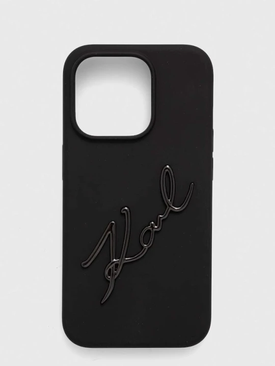 Zdjęcie produktu Karl Lagerfeld etui na telefon iPhone 15 Pro 6.1'' czarny