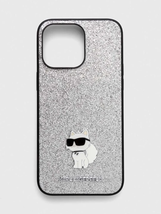 Zdjęcie produktu Karl Lagerfeld etui na telefon iPhone 15 Pro Max 6.7 srebrny