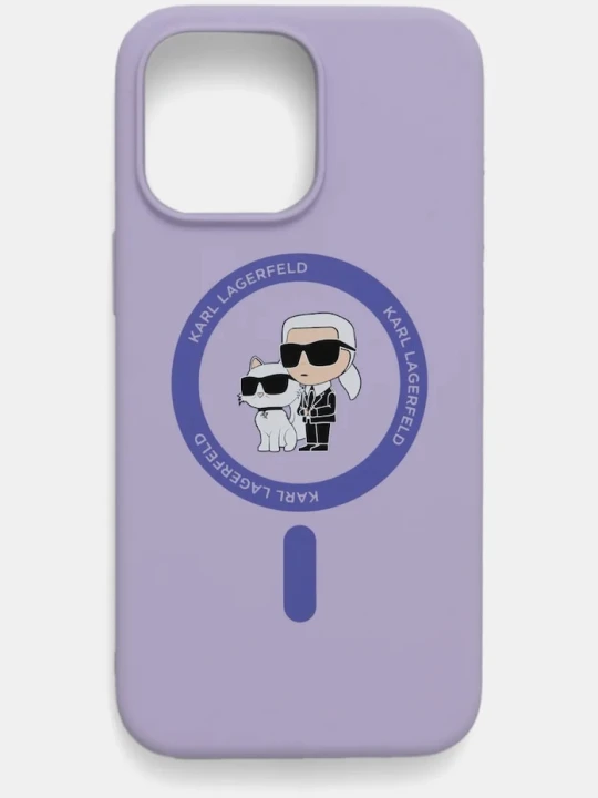 Zdjęcie produktu Karl Lagerfeld etui na telefon iPhone 15 Pro Max 6.7 fioletowy
