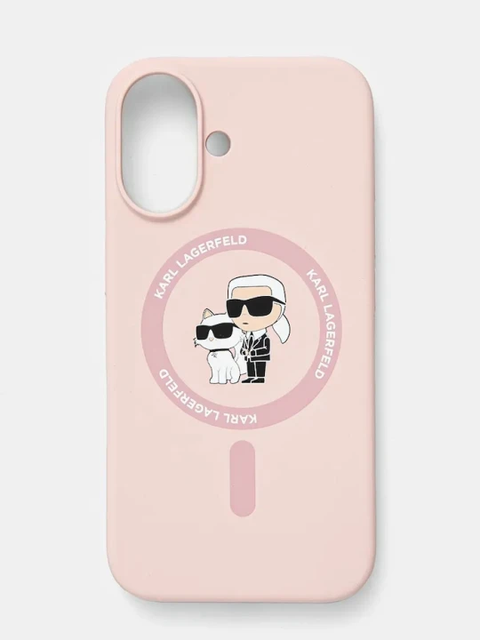 Zdjęcie produktu Karl Lagerfeld etui na telefon iPhone 16 6.1 różowy