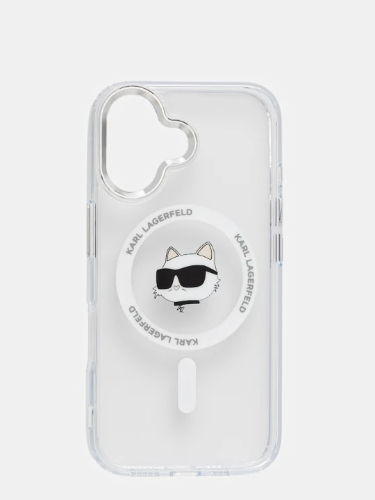 Zdjęcie produktu Karl Lagerfeld etui na telefon iPhone 16 biały