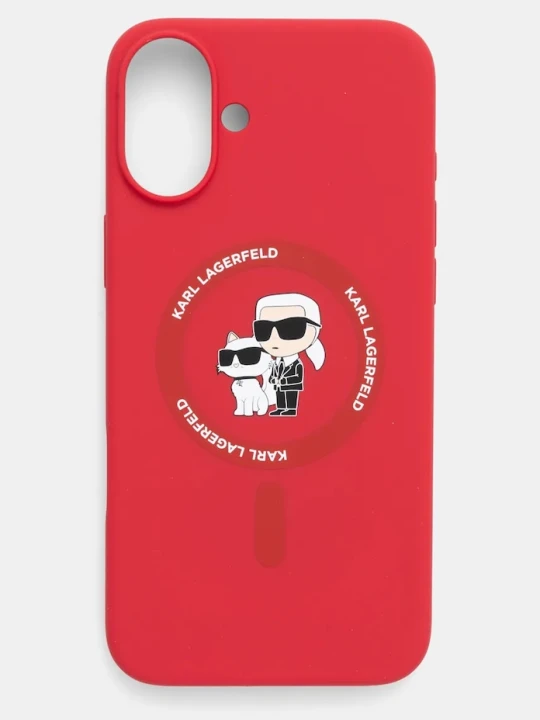 Zdjęcie produktu Karl Lagerfeld etui na telefon iPhone 16 Plus 6.7 czerwony