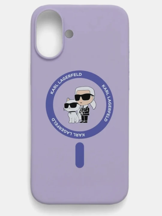 Zdjęcie produktu Karl Lagerfeld etui na telefon iPhone 16 Plus 6.7 fioletowy