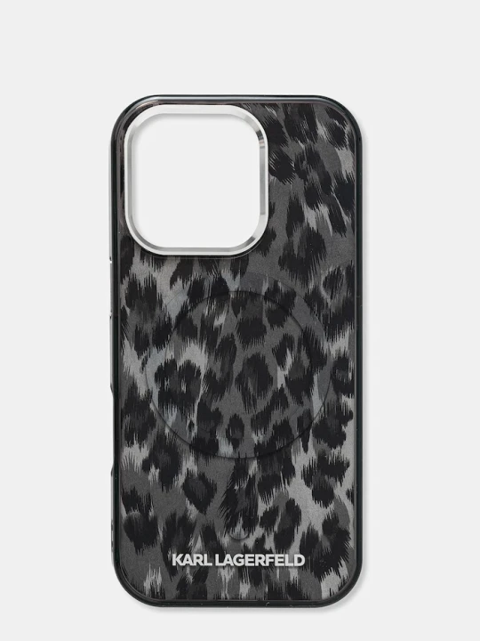 Zdjęcie produktu Karl Lagerfeld etui na telefon iPhone 16 Pro szary