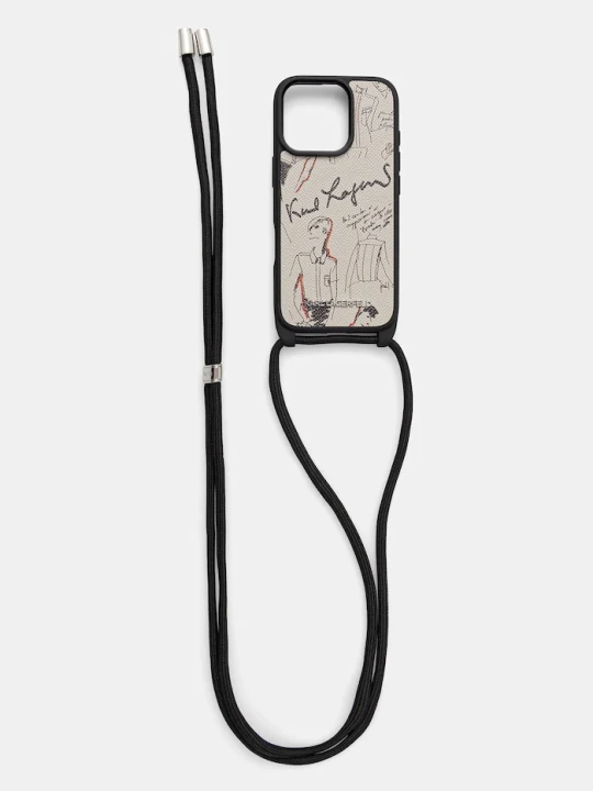 Zdjęcie produktu Karl Lagerfeld etui na telefon iPhone 16 Pro szary
