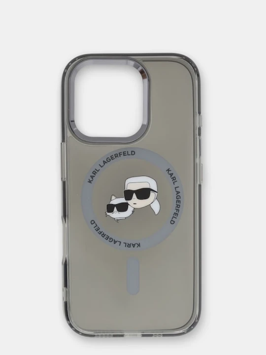Zdjęcie produktu Karl Lagerfeld etui na telefon iPhone 16 Pro szary