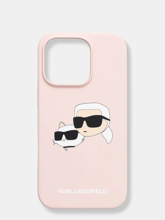 Zdjęcie produktu Karl Lagerfeld etui na telefon iPhone 16 Pro różowy