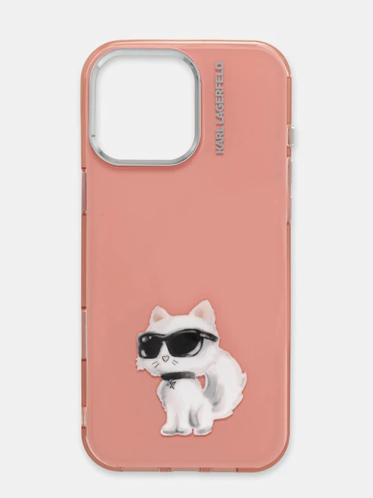 Zdjęcie produktu Karl Lagerfeld etui na telefon iPhone 16 Pro Max różowy