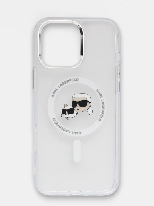 Zdjęcie produktu Karl Lagerfeld etui na telefon iPhone 16 Pro Max biały