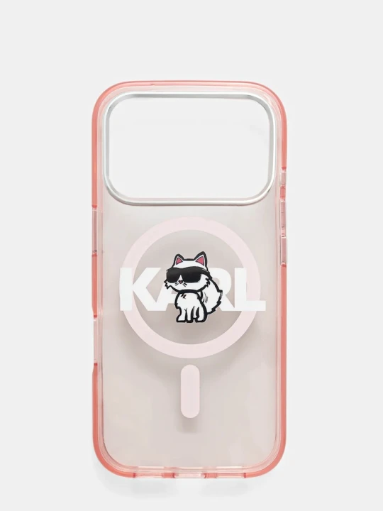 Zdjęcie produktu Karl Lagerfeld etui na telefon iPhone 17 Pro różowy