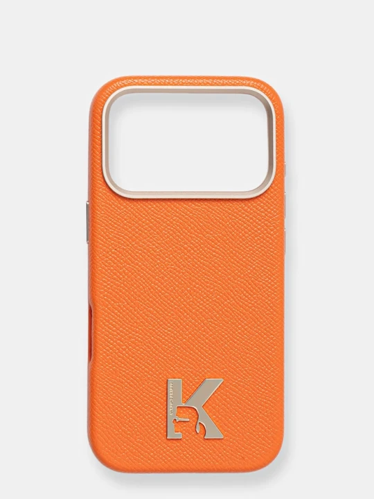 Zdjęcie produktu Karl Lagerfeld etui na telefon iPhone 17 Pro pomarańczowy