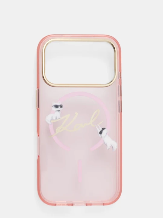 Zdjęcie produktu Karl Lagerfeld etui na telefon iPhone 17 Pro różowy
