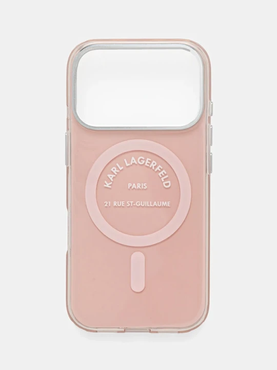 Zdjęcie produktu Karl Lagerfeld etui na telefon iPhone 17 Pro różowy