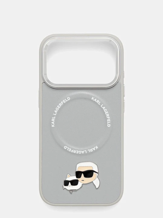 Zdjęcie produktu Karl Lagerfeld etui na telefon iPhone 17 Pro szary