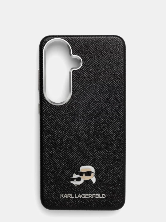 Zdjęcie produktu Karl Lagerfeld etui na telefon z imitacji skóry Samsung Galaxy S26 czarny