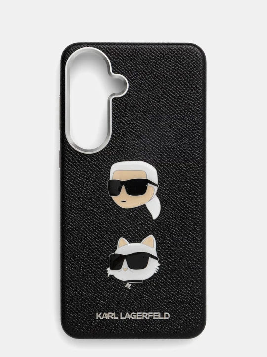 Zdjęcie produktu Karl Lagerfeld etui na telefon z imitacji skóry Samsung Galaxy S26+ czarny