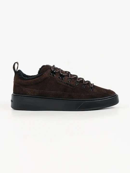 Zdjęcie produktu Karl Lagerfeld Flint sneakersy męskie zamszowe brązowy