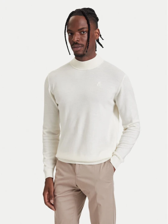 Zdjęcie produktu KARL LAGERFELD Golf 655002 564399 Beżowy jasny Regular Fit