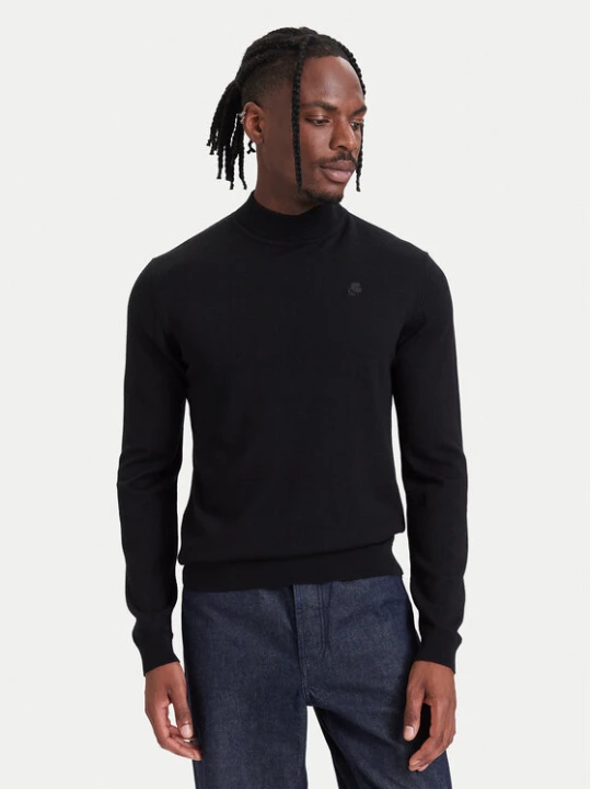 Zdjęcie produktu KARL LAGERFELD Golf 655002 564399 Czarny Regular Fit