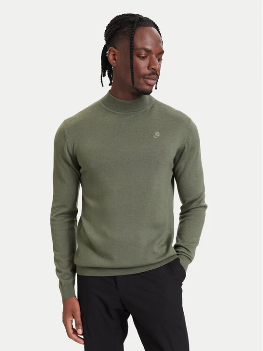 Zdjęcie produktu KARL LAGERFELD Golf 655002 564399 Zielony ciemny Regular Fit