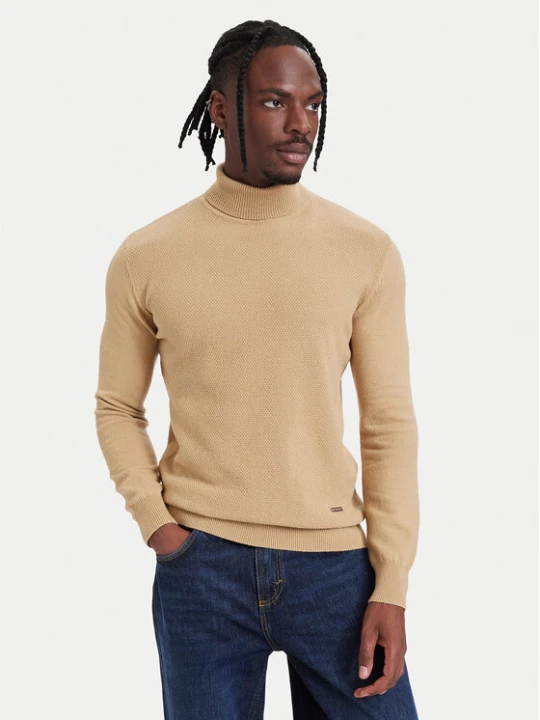 Zdjęcie produktu KARL LAGERFELD Golf 655013 564303 Khaki Regular Fit
