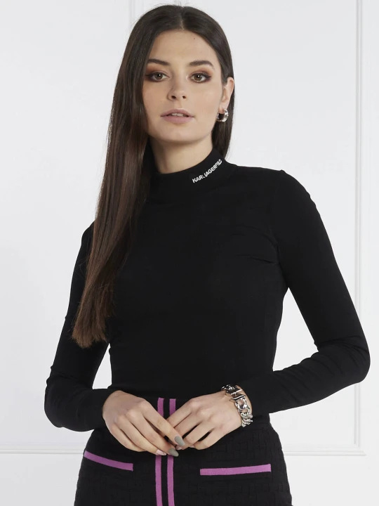 Zdjęcie produktu Karl Lagerfeld Golf classic turtle neck | Regular Fit czarny