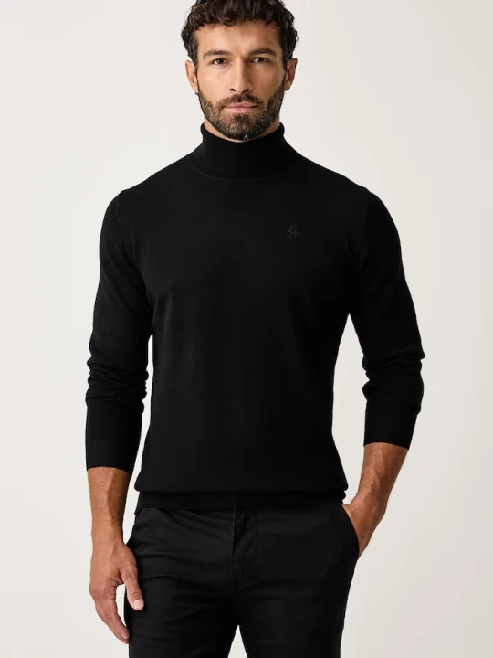 Zdjęcie produktu Karl Lagerfeld golf męski wełniany czarny