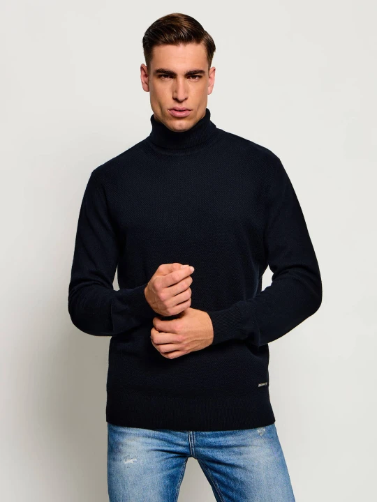 Zdjęcie produktu Karl Lagerfeld Golf | Regular Fit | z dodatkiem wełny czarny