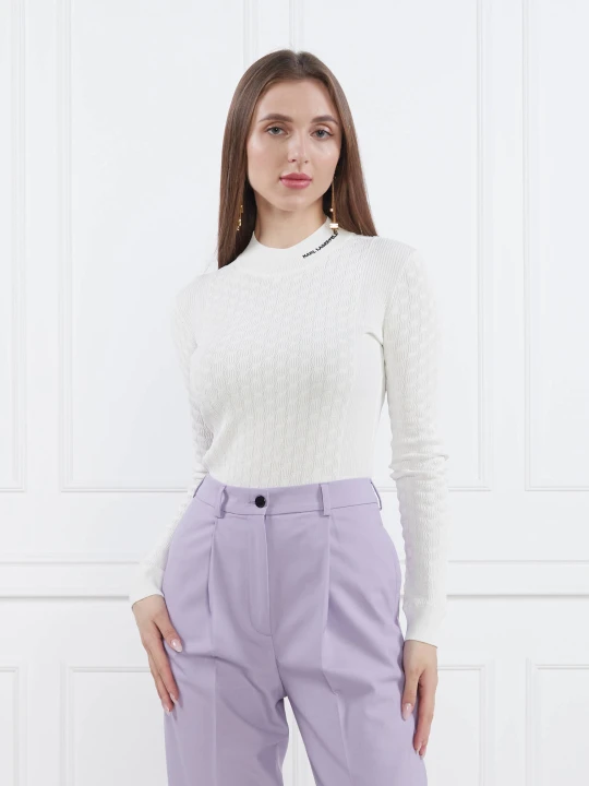 Zdjęcie produktu Karl Lagerfeld Golf | Slim Fit biały