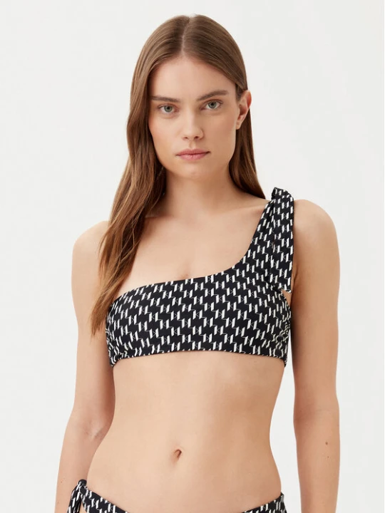 Zdjęcie produktu KARL LAGERFELD Góra od bikini A1W46041 Czarny