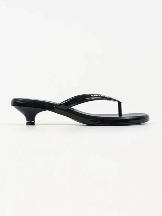 Zdjęcie produktu Karl Lagerfeld japonki damskie Jelly Heel czarny
