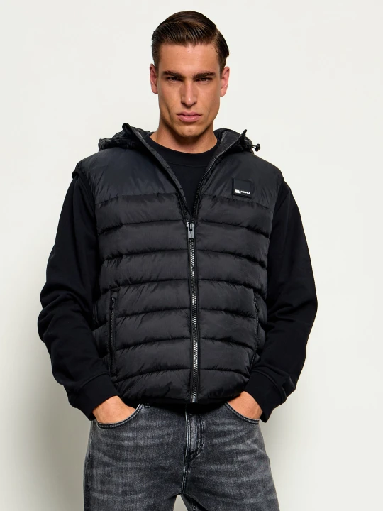 Zdjęcie produktu Karl Lagerfeld Jeans Bezrękawnik | Regular Fit czarny