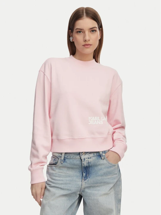 Zdjęcie produktu Karl Lagerfeld Jeans Bluza B2W20039 Różowy jasny Regular Fit