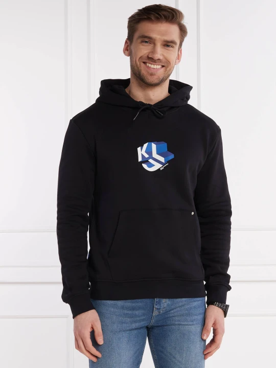 Zdjęcie produktu Karl Lagerfeld Jeans Bluza monogram | Regular Fit czarny