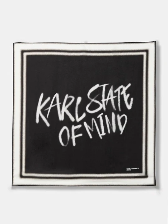 Zdjęcie produktu Karl Lagerfeld Jeans chusta damska czarny