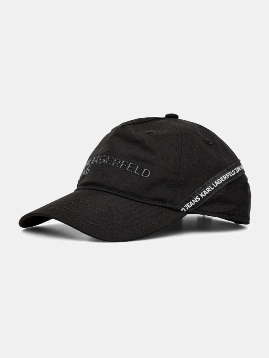 Zdjęcie produktu Karl Lagerfeld Jeans czapka z daszkiem czarny