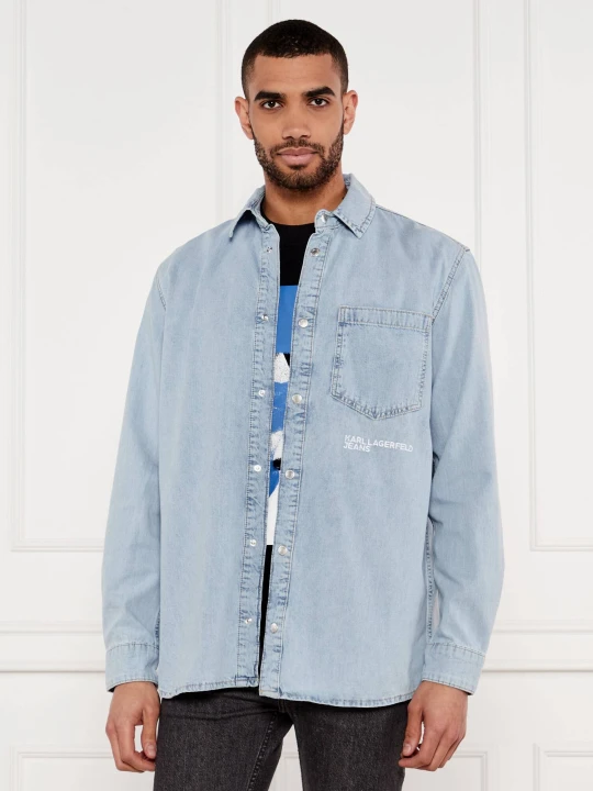 Zdjęcie produktu Karl Lagerfeld Jeans Jeansowa koszula | Regular Fit błękitny