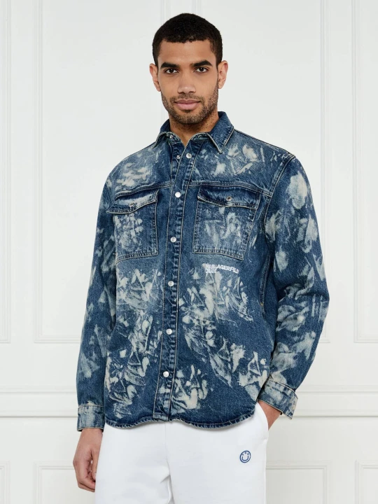 Zdjęcie produktu Karl Lagerfeld Jeans Jeansowa koszula | Relaxed fit niebieski